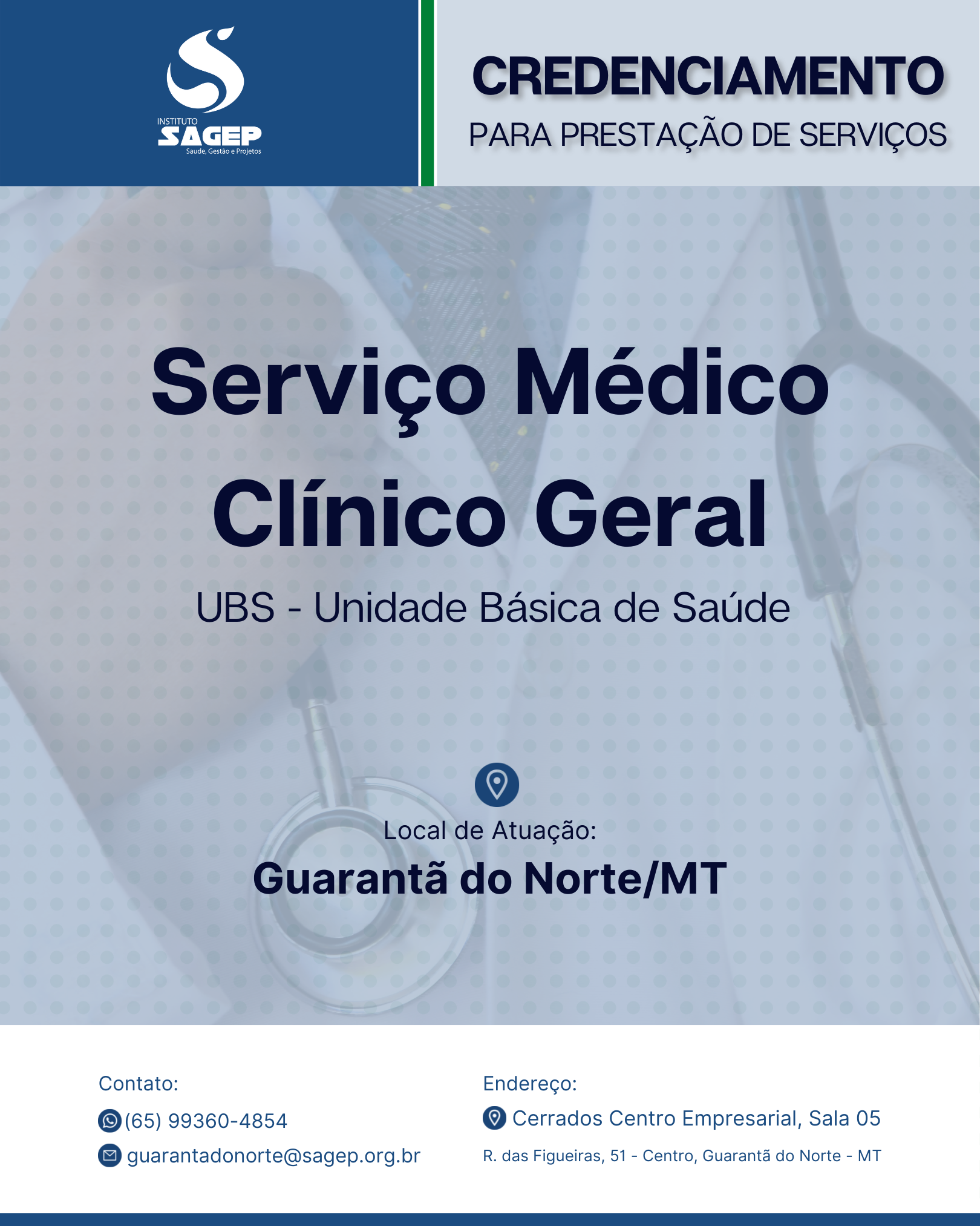 Serviço Médico Clínico Geral - UBS